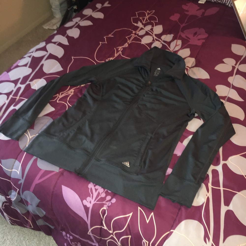 Adidas running zip-up